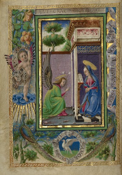 The Annunciation by Taddeo Crivelli